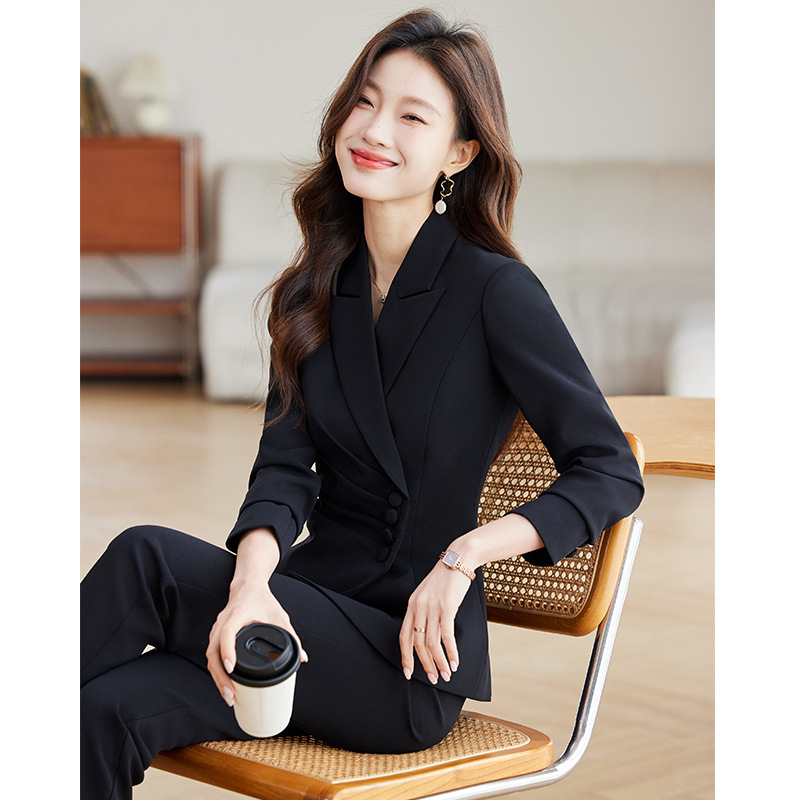 White women's business suit, p - Women Formal Wear White Shirt recension och pris