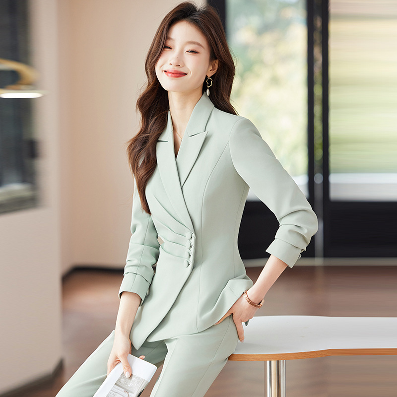 White women's business suit, p - Women Formal Wear White Shirt recension och pris