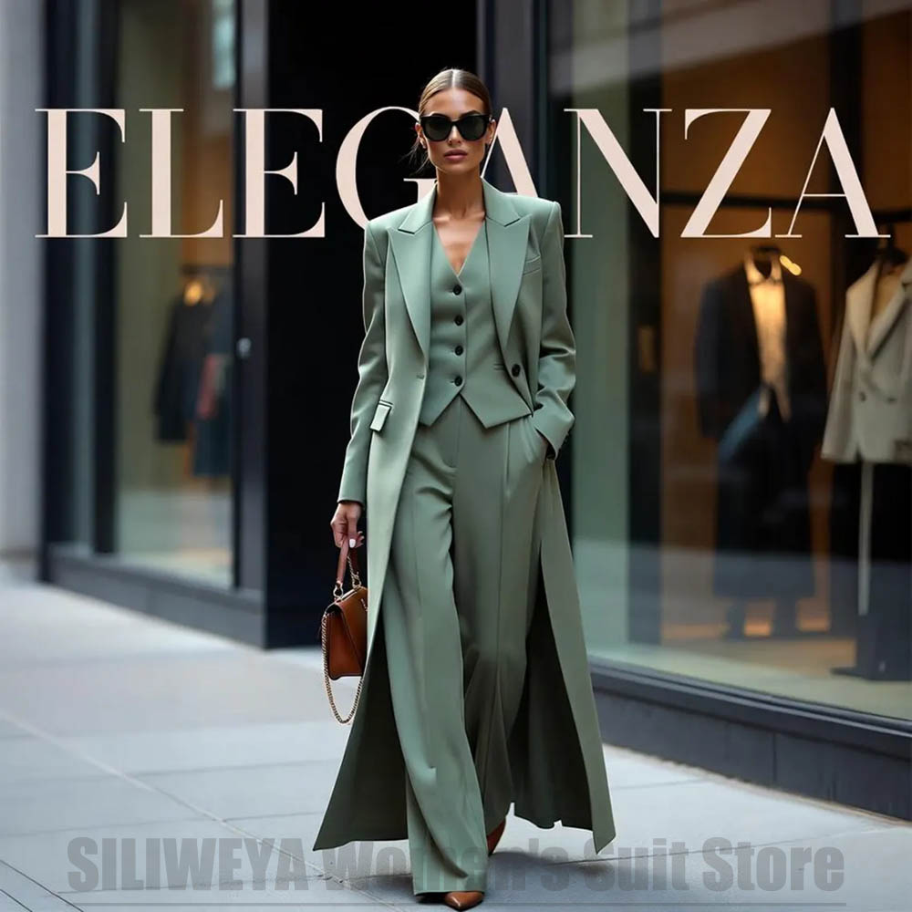 Chic Women's Suit Set Three Pi - Women'S Formal Wear With Pants recension och pris