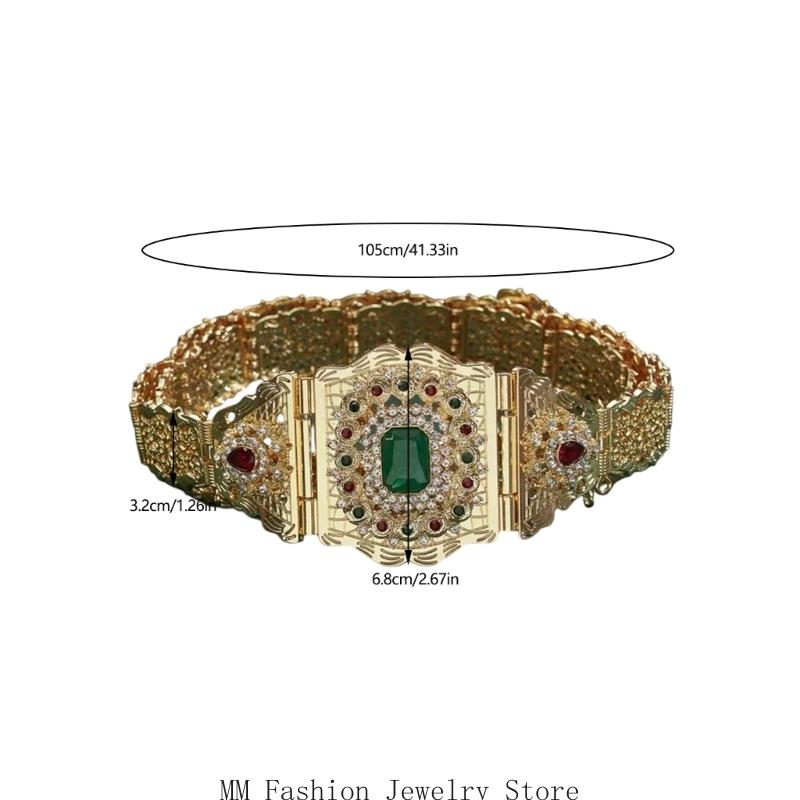 Ornate Metal Waist Belt for Fo - Women Formal Wear Look recension och pris