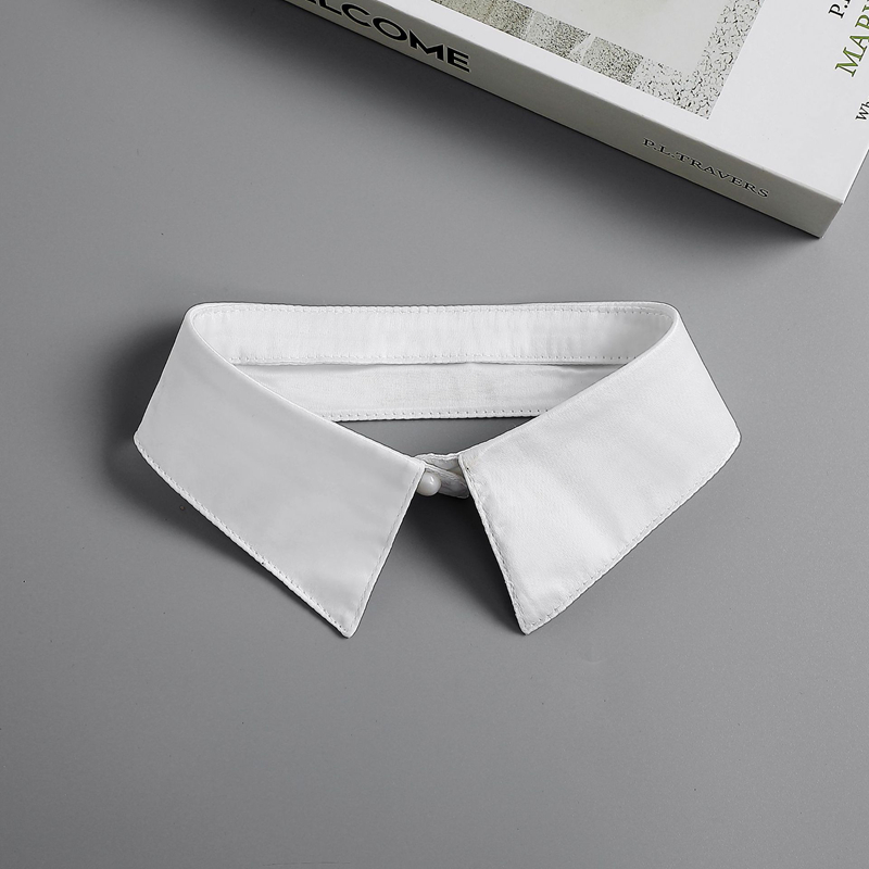 Women's Stylish Detachable Sta - Women Formal Wear White Shirt recension och pris
