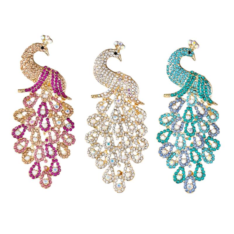 Unique Peacock Brooch Pin For  - Women Formal Wear Look recension och pris