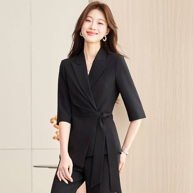 White lace-up suit for women20 - Women Formal Wear White Shirt recension och pris