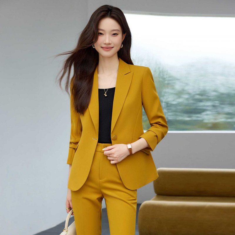 High-end Elegant Women's Suit  - Women Formal Wear White Shirt recension och pris