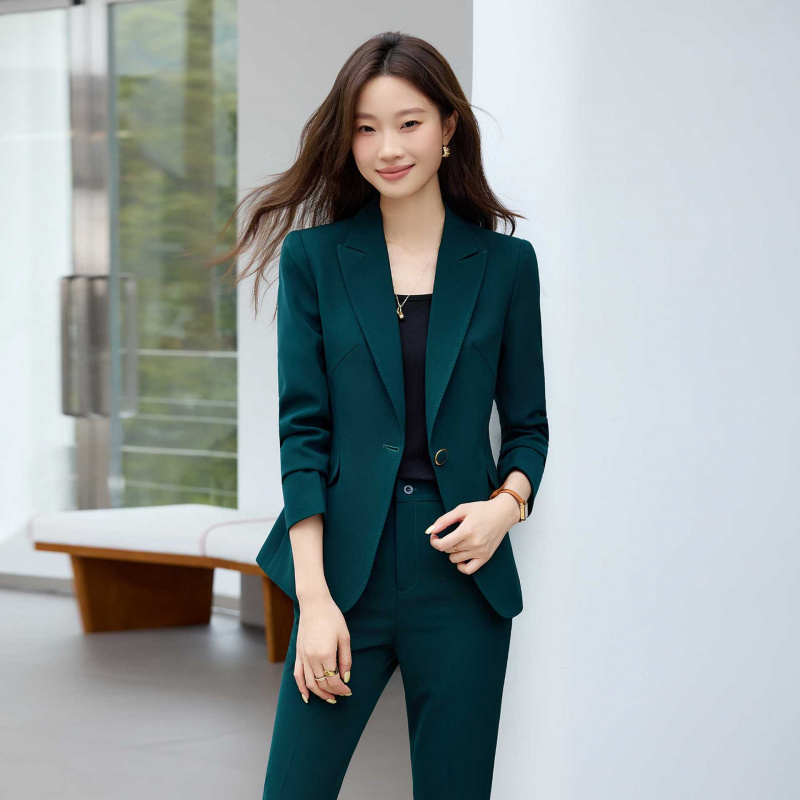 High-end Elegant Women's Suit  - Women Formal Wear White Shirt recension och pris