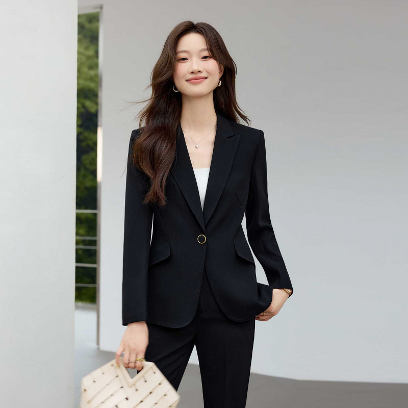 High-end Elegant Women's Suit  - Women Formal Wear White Shirt recension och pris