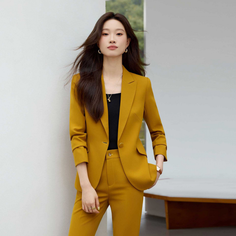 High-end Elegant Women's Suit  - Women Formal Wear White Shirt recension och pris