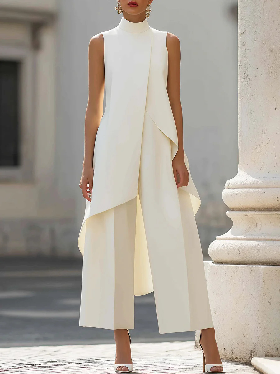 Women's Solid Color Two Piece  - Women'S Formal Wear With Pants recension och pris