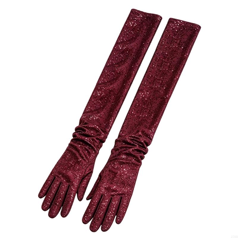 Long Formal Gloves with Sequin - Women Formal Wear Look recension och pris